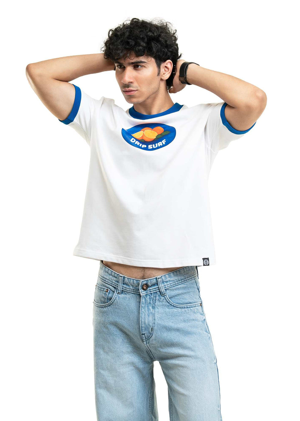 REGULAR CROPPED TEE - DRIP SURF