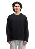 RAGLAN CROPPED TEE - BLACK