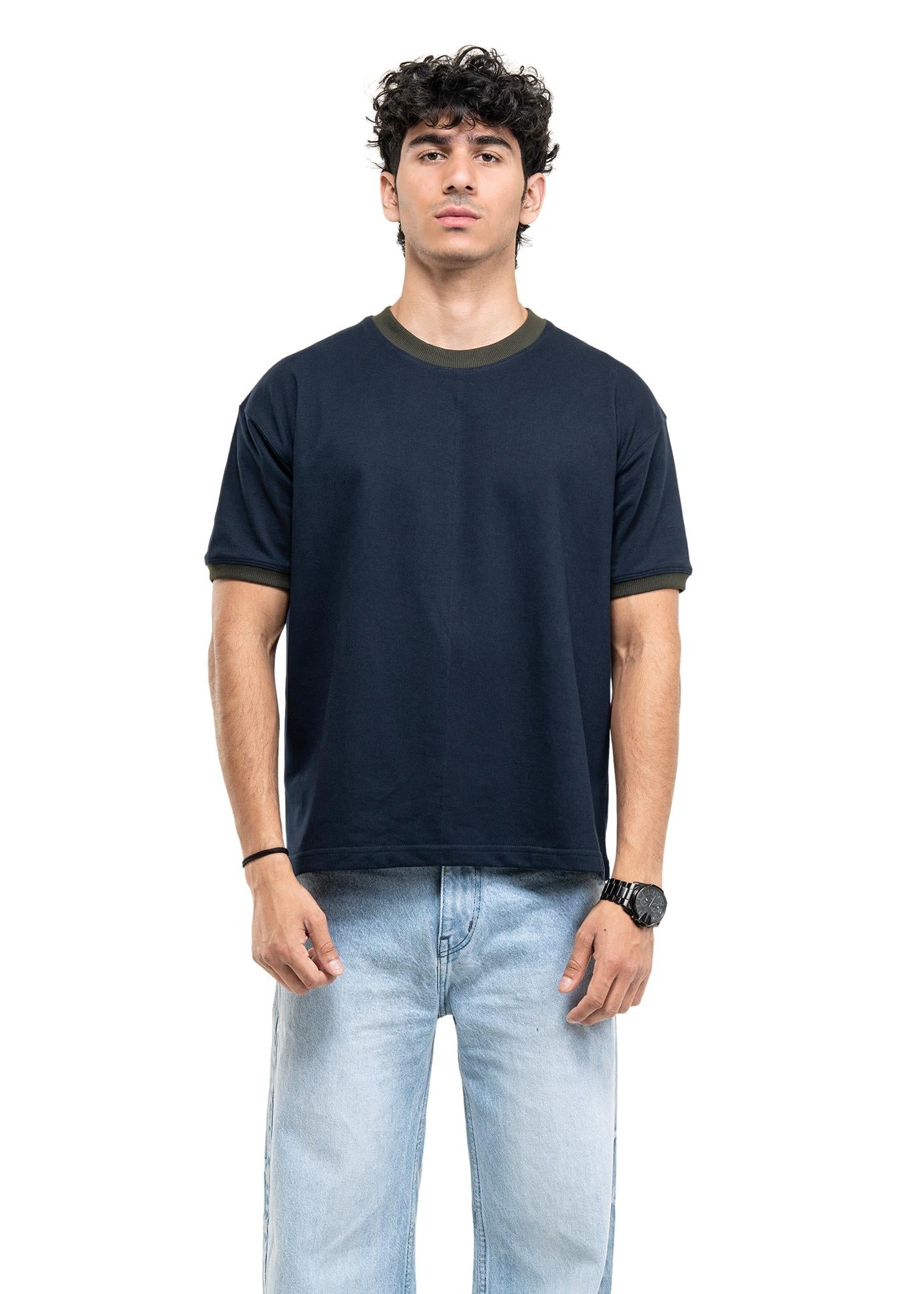 REGULAR RINGER CROPPED TEE I