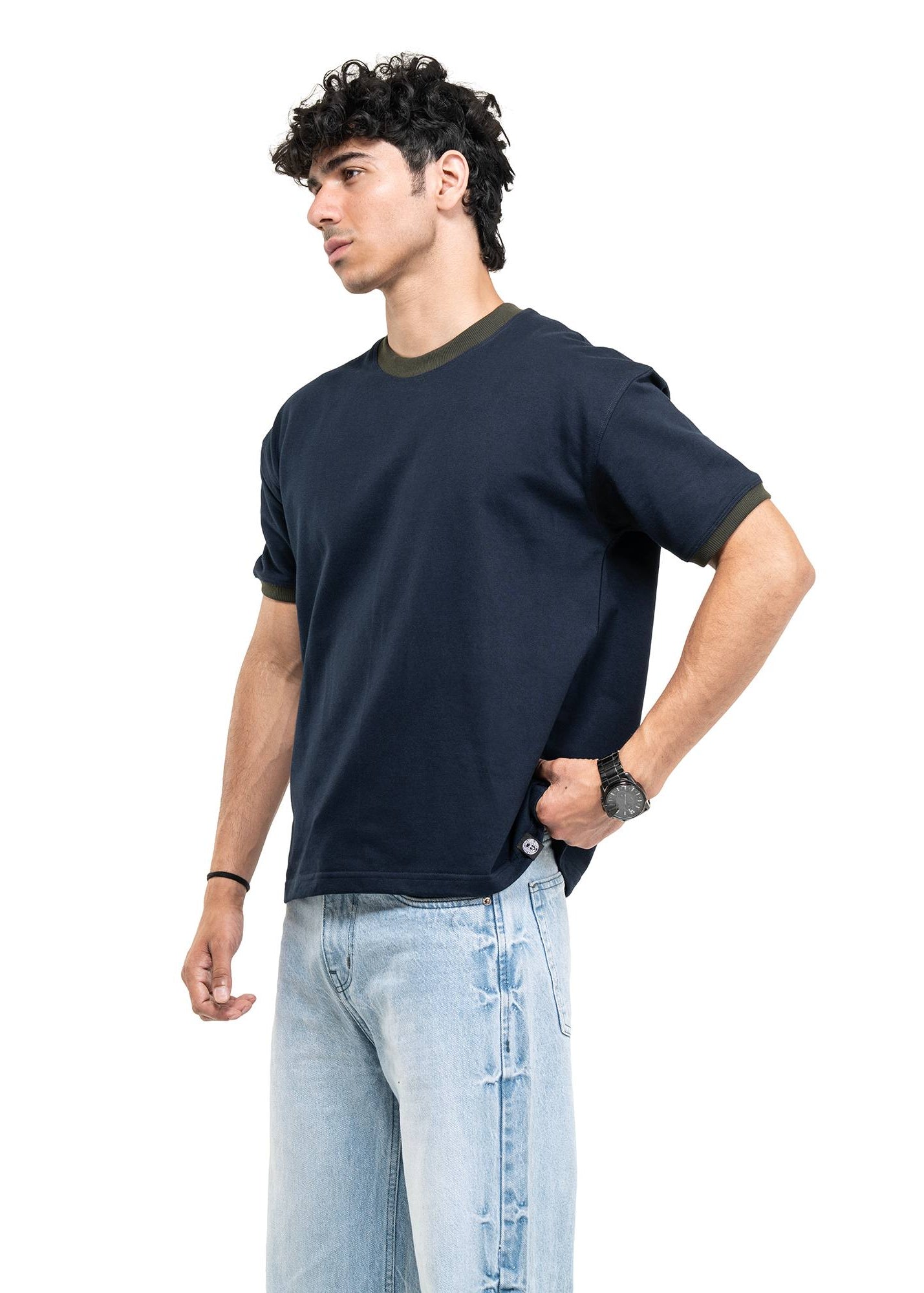 REGULAR RINGER CROPPED TEE I