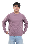 RAGLAN CROPPED TEE - DUSTY MUAVE